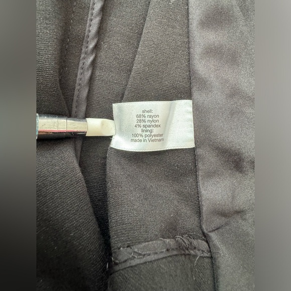 Lane Bryant Single Clasp Blazer Jacket Womens 24 Black Long Sleeve Career Coat - Picture 12 of 12